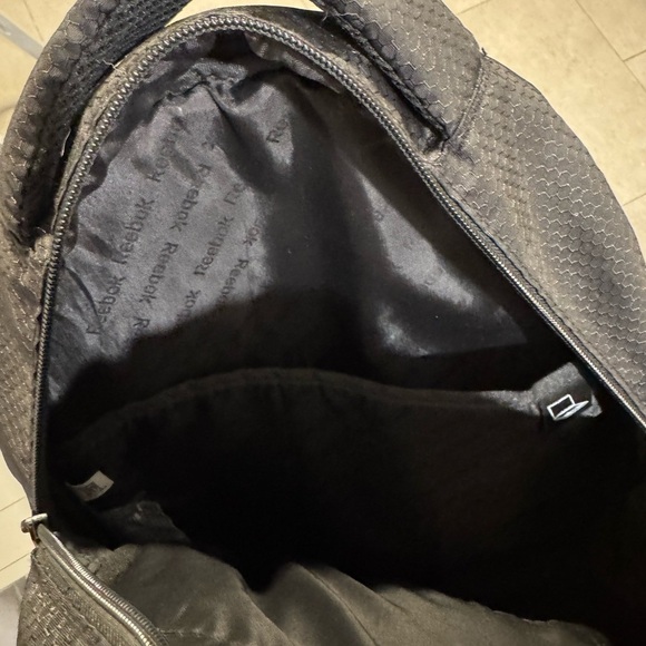 Reebok Black Backpack Sleek Design Durable - Picture 6 of 8